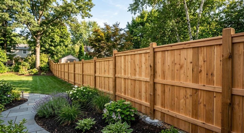 Cedar Fence Replacement in Pearland, TX